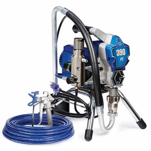 Graco 390 PC Electric Airless Sprayer, Stand
