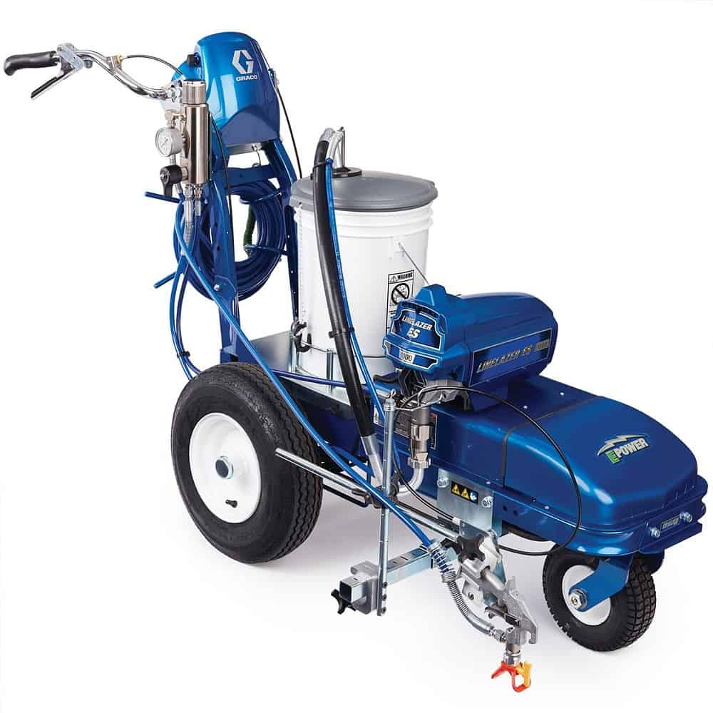 Graco LineLazer ES 1000 Electric Battery Powered Airless Striper, 2 Batteries