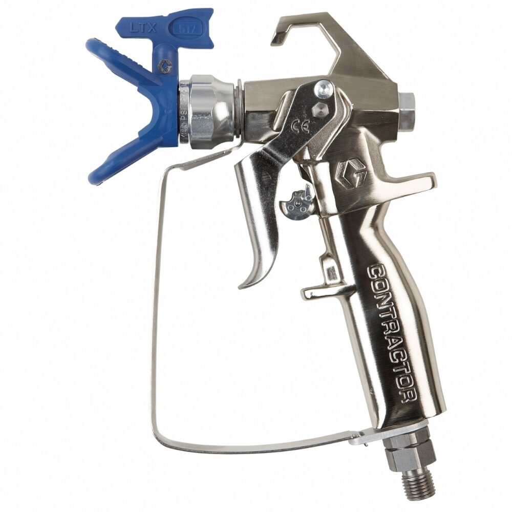 Graco Contractor Airless Spray Gun, 2 Finger Trigger, RAC X 517 SwitchTip - 288420