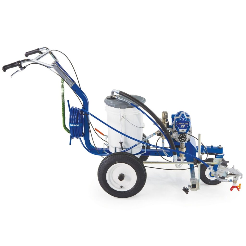 Graco LineLazer ES 500 Battery-Powered Airless Line Striper Side on