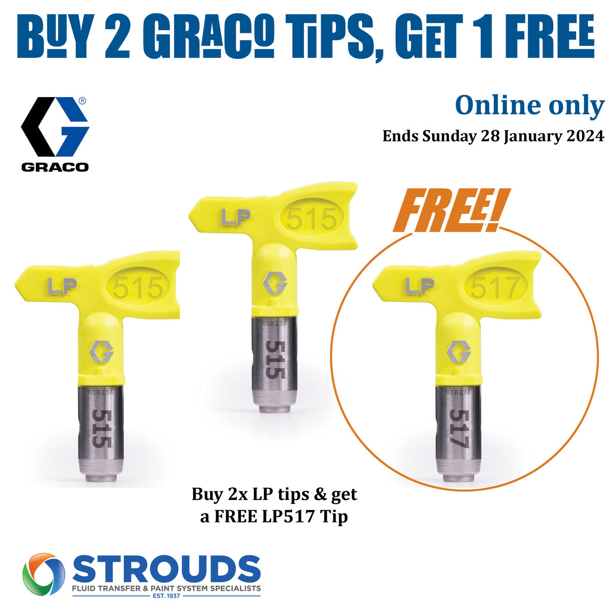 Smart Spray Solutions: Graco LP Yellow RAC Tips