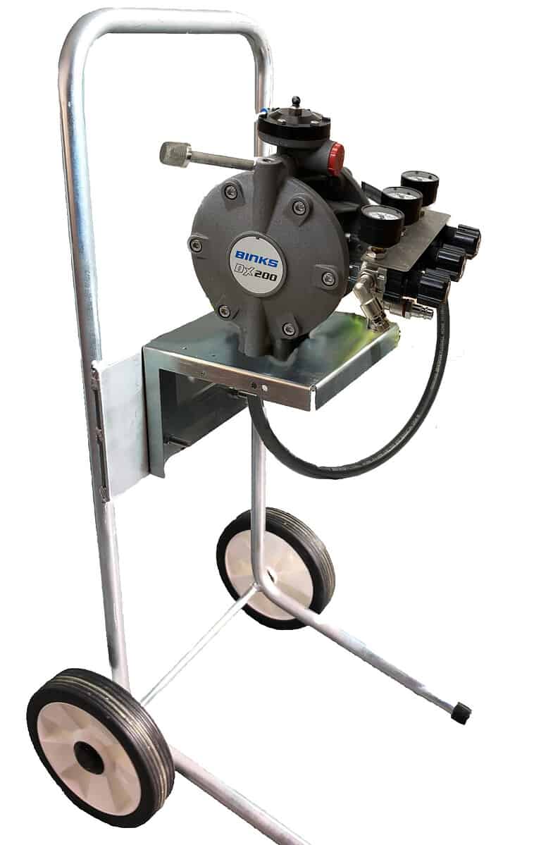 Binks DX200 Cart Mounted, Suction Fed