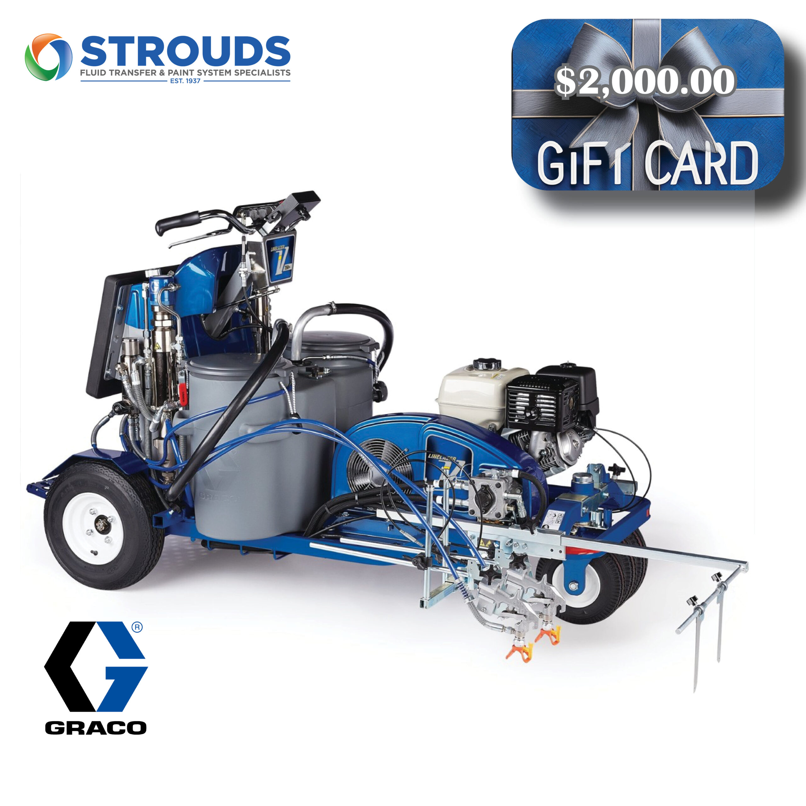 Graco LineLazer 250DC, 3 Gun 17H472 Strouds