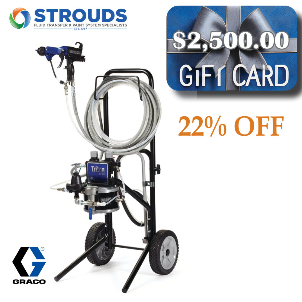 Purchase a Graco Triton Electrostatic Package + get 22% OFF & $2,500 FREE Accessories