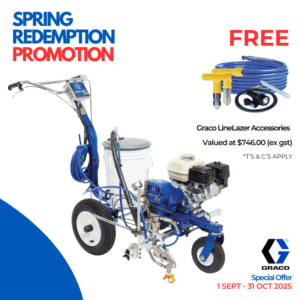 Graco LineLazer 3400 Gas Airless Line Striper, 1 Manual Gun 25M224